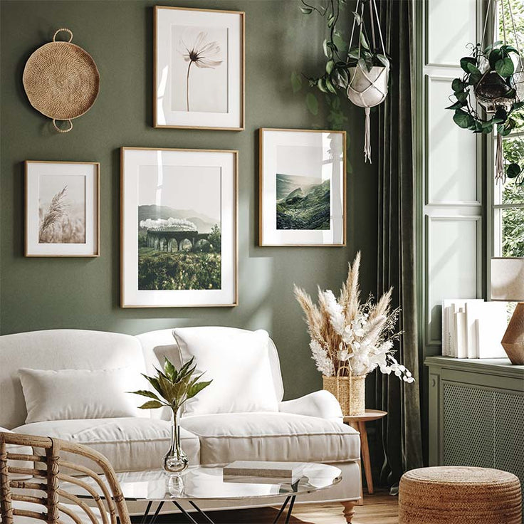Wohnzimmer Natur grün