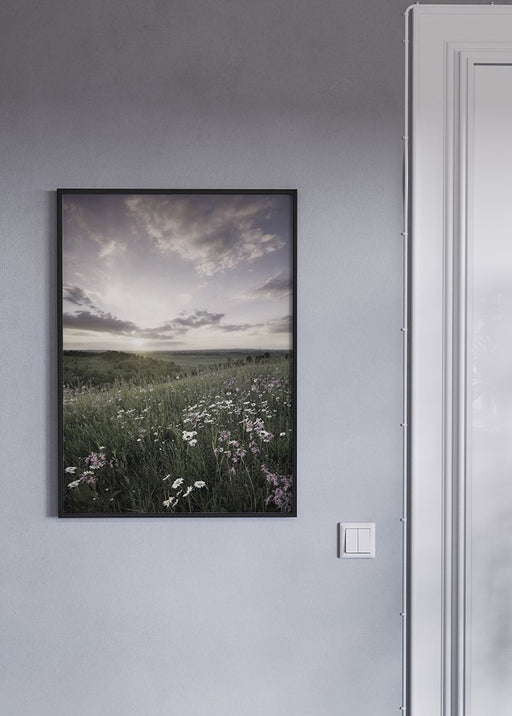 Paysage de prairie Affiche