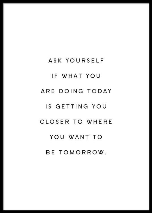 Ask Yourself Affiche