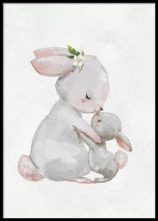 Amour des lapins Affiche