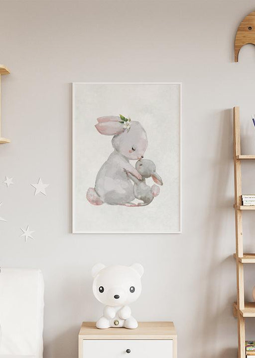 Amour des lapins Affiche
