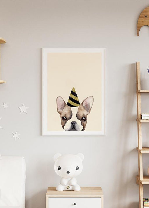 Bouledogue français n°1 Affiche