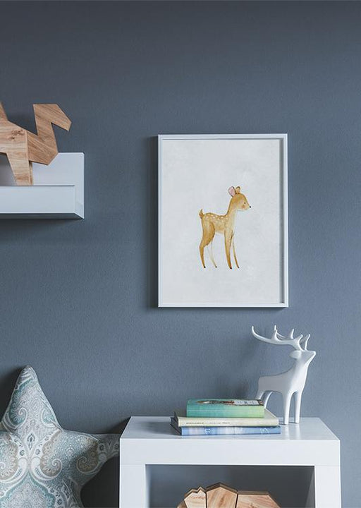 Aquarelle Cerf Affiche