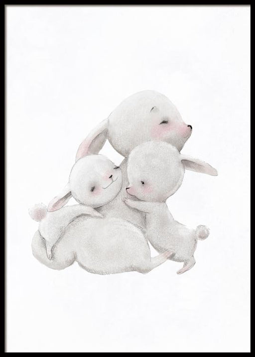 Kaninchen Liebe No2 Poster