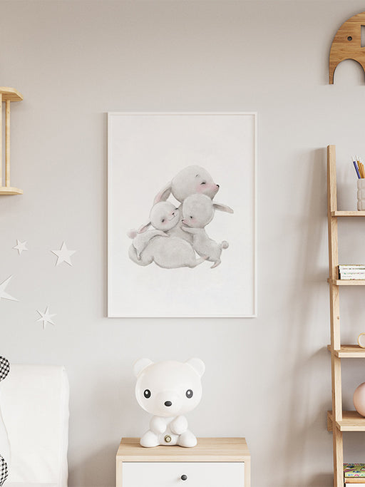 Kaninchen Liebe No2 Poster