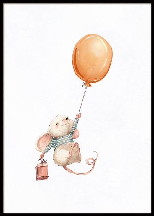 Flying Mouse Poster