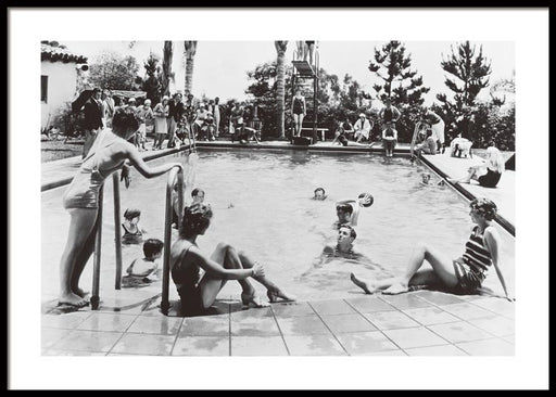 Soirée piscine Affiche