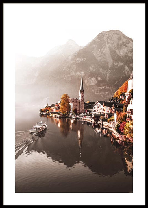 Autumn in Hallstatt Poster