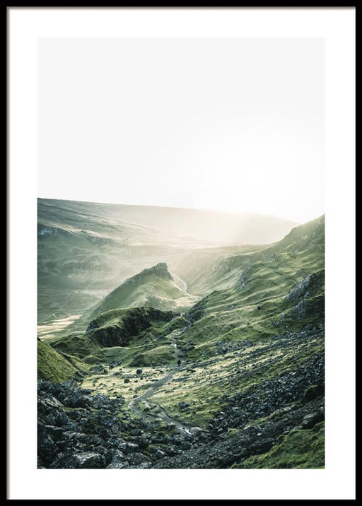 Schottische Landschaft Poster