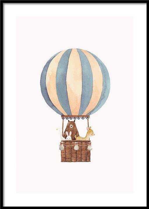 Heißluftballon No1 Poster