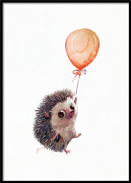 Fliegender Igel Poster