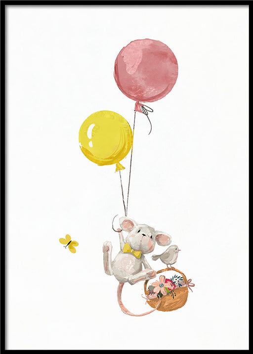 Flying Mouse Poster