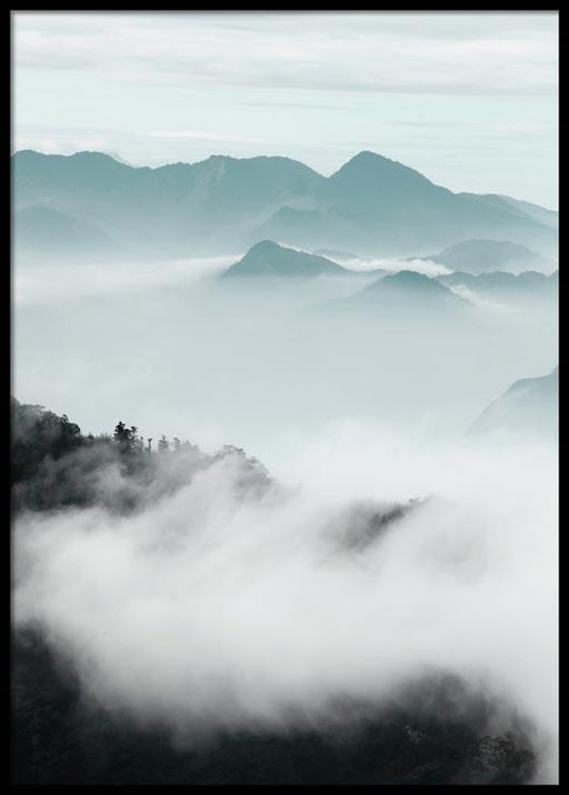 Au-dessus des nuages Affiche