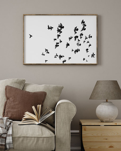 Flying Birds Poster