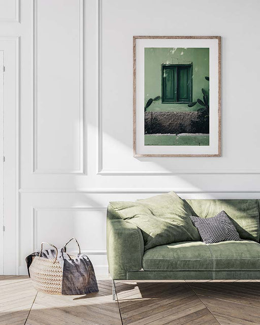 Maison verte Affiche