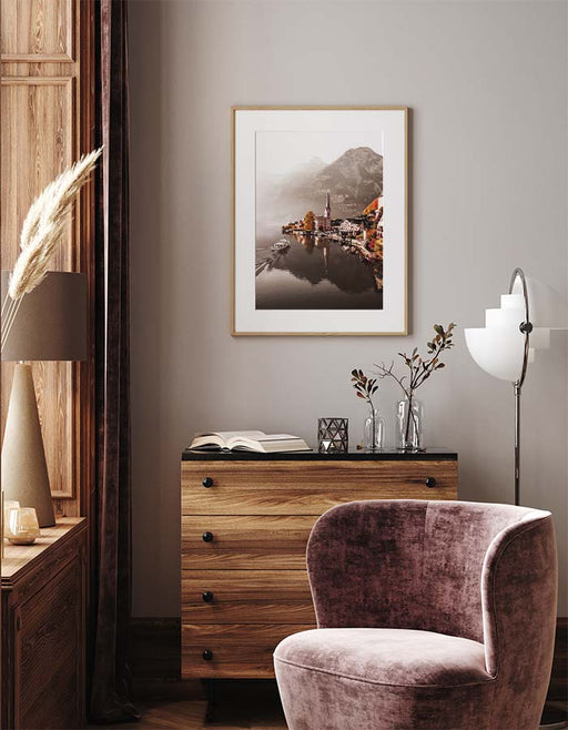 Autumn in Hallstatt Poster