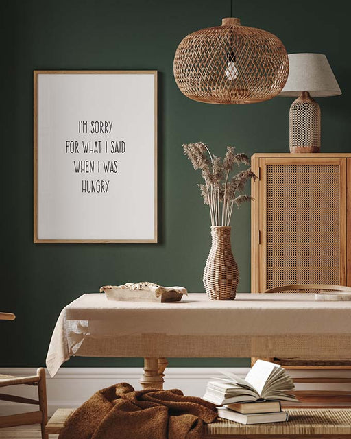 I Was Hungry Affiche