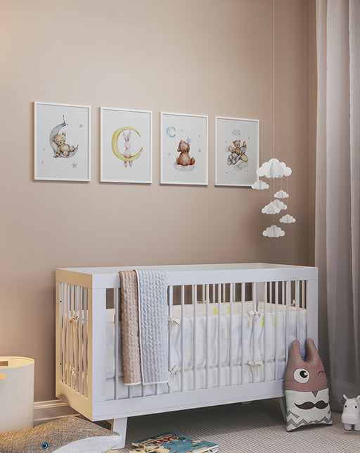 Lapin sur la lune Affiche