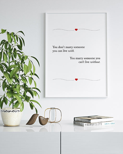 Marry the One Affiche