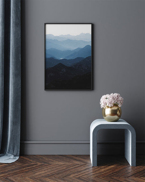 Mountain Layers Poster