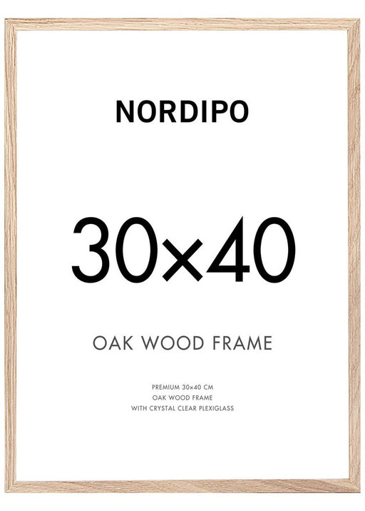 Cadre en chêne 30x40cm