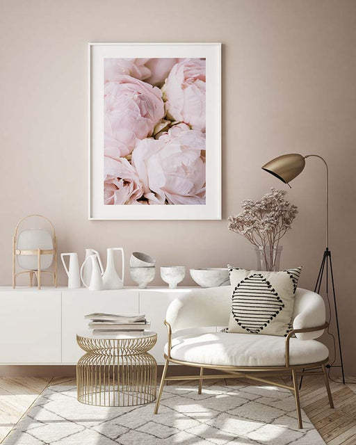 Fleur rose n°1 Affiche