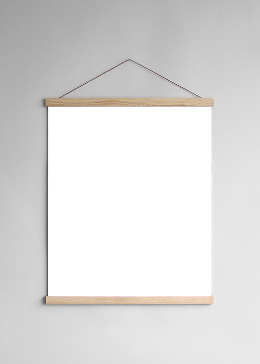 Porte affiche en chêne 41cm