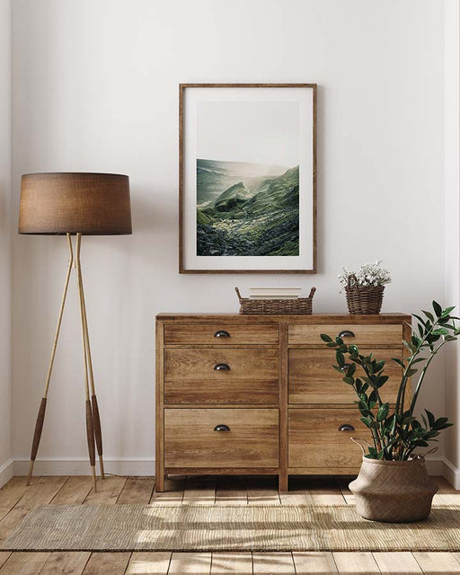 Schottische Landschaft Poster