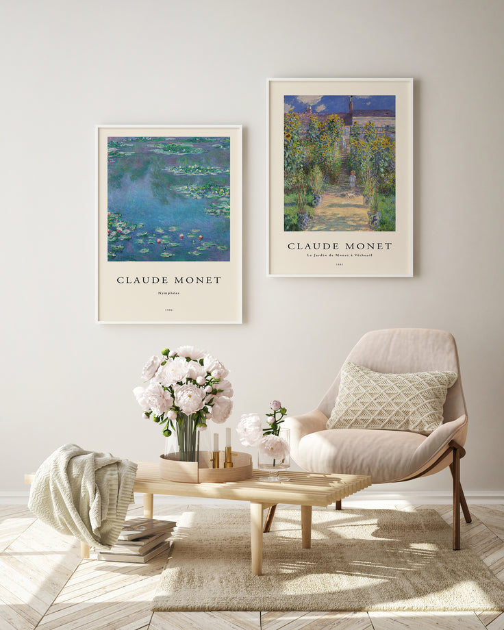 Claude Monet Bilderwand