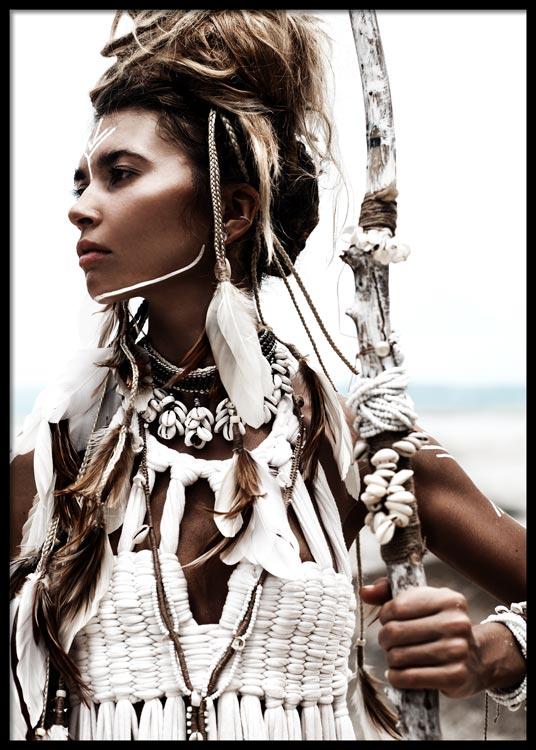 Feather Warrior No2 Poster