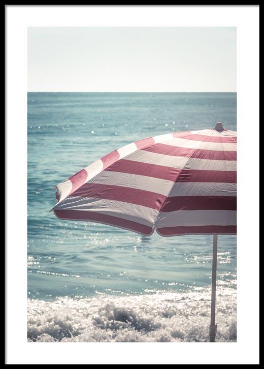 Beach Umbrella Poster