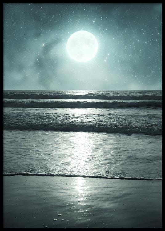 Ciel de Nuit Tropical n°1 Affiche