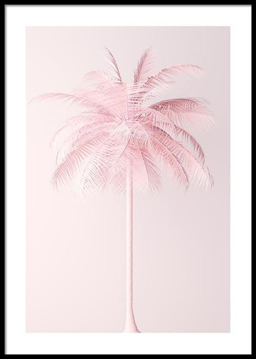 Pink Palm Poster