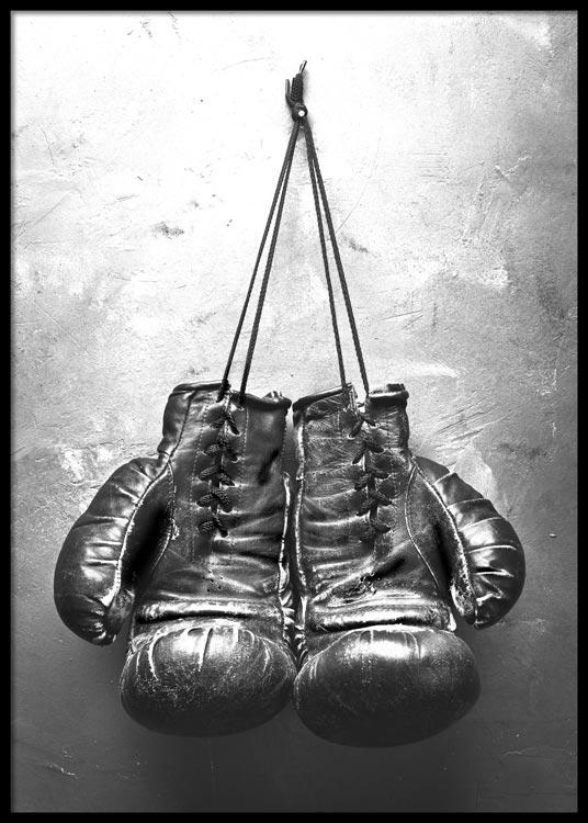 Gants de boxe Affiche