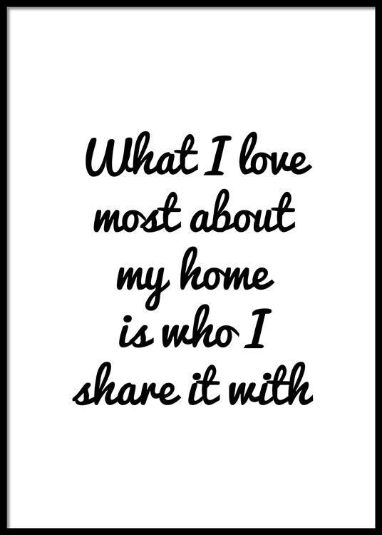 What I Love Most Poster