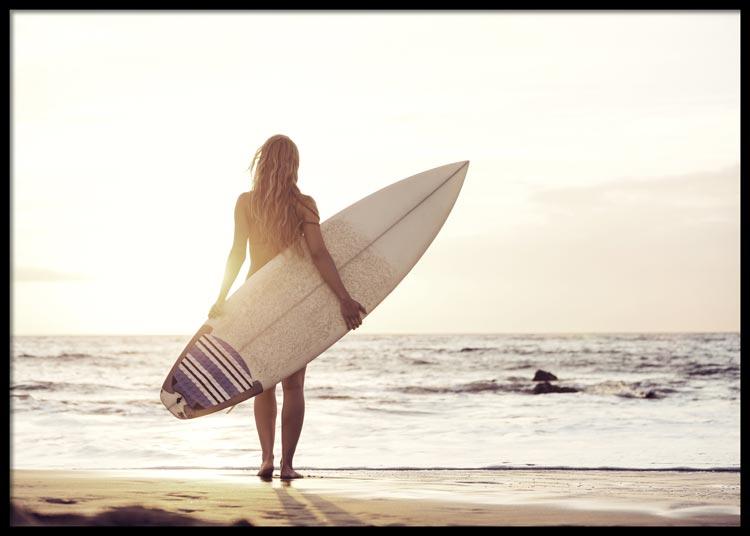 Surfer Girl Poster