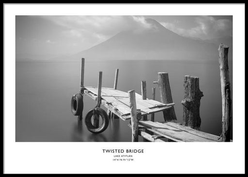 Pont torsadé Affiche
