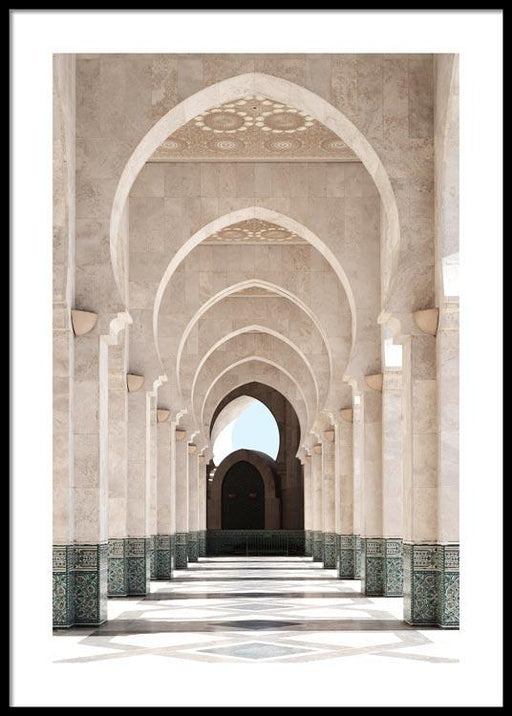 Morocco Arcade Poster