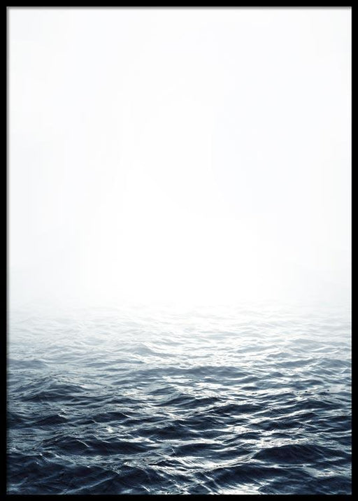 Misty Ocean Poster