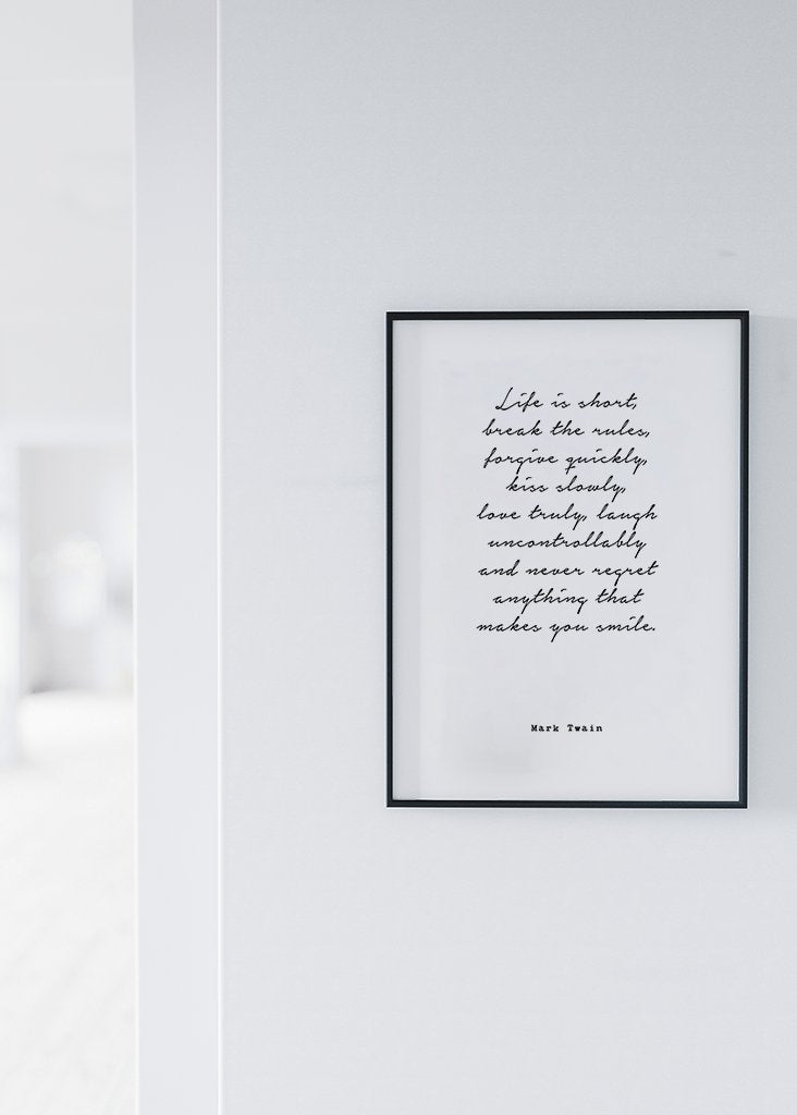 Life is Short Affiche