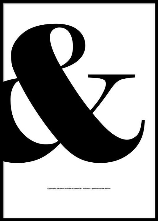 Ampersand Poster