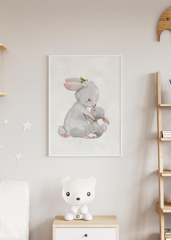 Kaninchen Liebe Poster