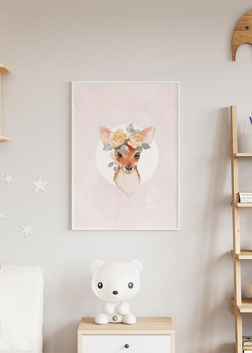 Little Deer Girl Poster