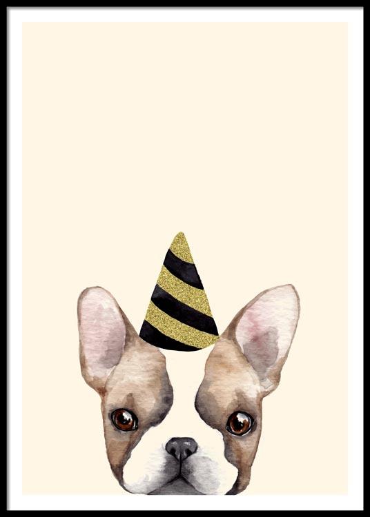 Französische Bulldogge no.1 Poster