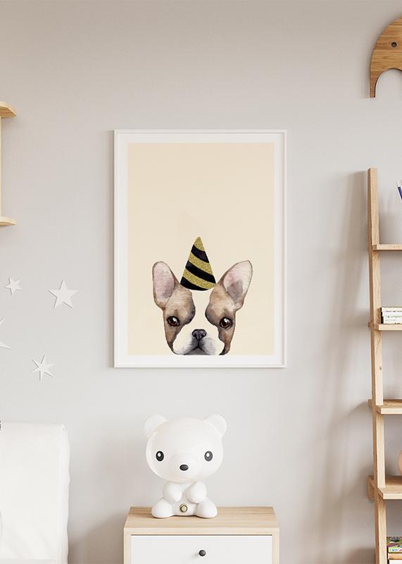 Französische Bulldogge no.1 Poster