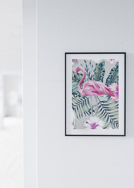 Tropical Flamingo Poster