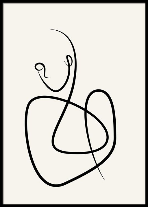 Figure abstraite n°2 Affiche