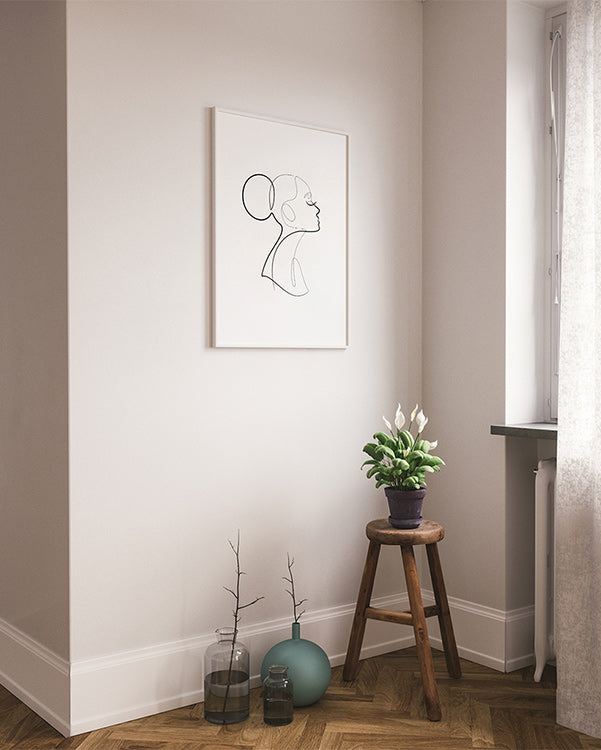 Chic Line Art Poster