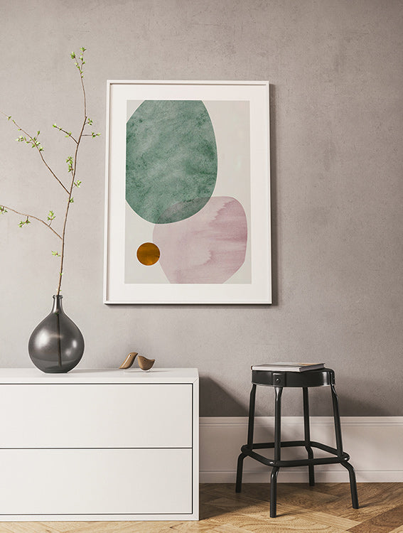 Abstract Circles Poster