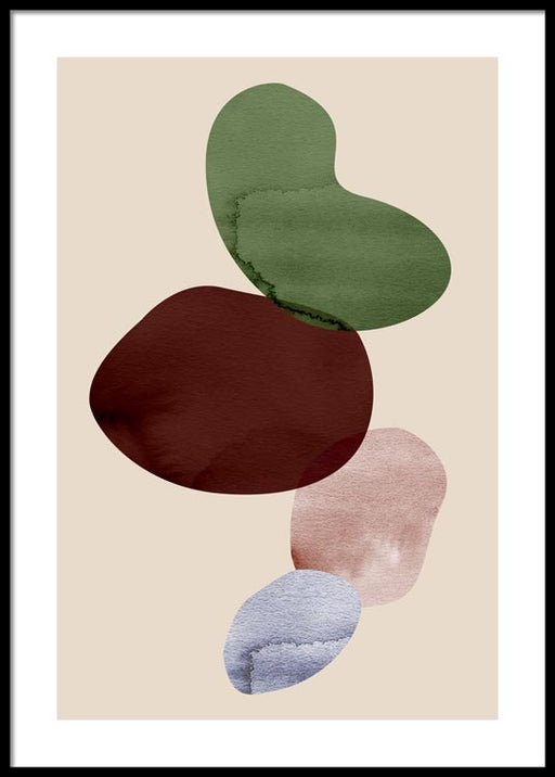 Équilibre abstrait Affiche